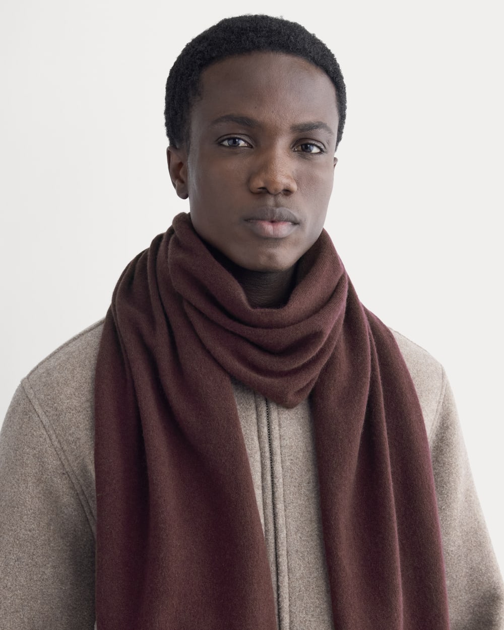 The Cashmere Scarf | Wine - Image 4
