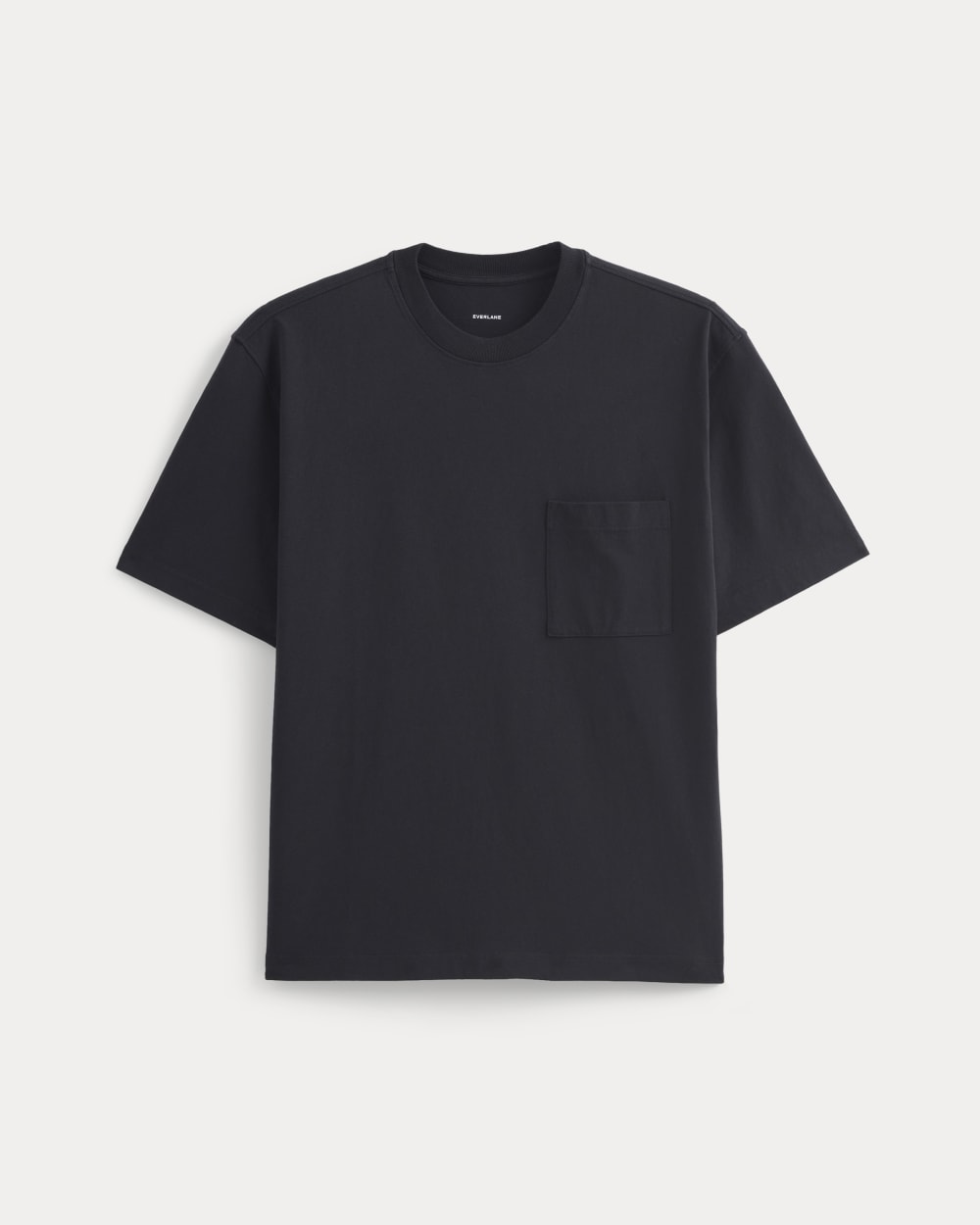 Oversized Midweight Tee | Black - Image 2