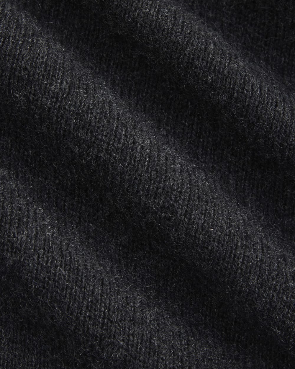 Midweight Cashmere Crew | Heathered Black - Image 6