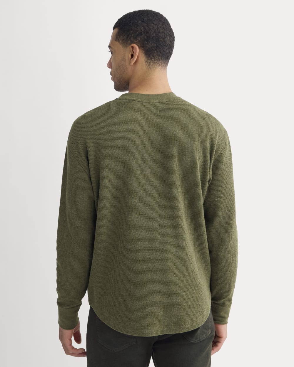 Thermal Henley in Cozy Waffle | Heather Beech - Image 5