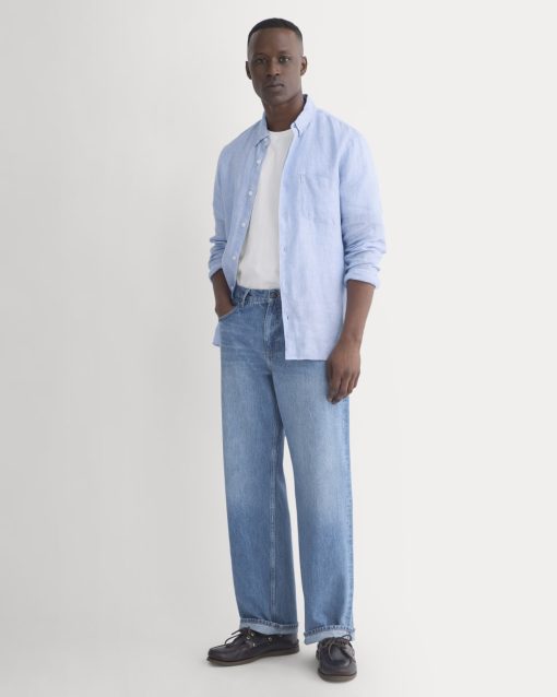 Relaxed Italian Selvedge Jean | Medium Indigo