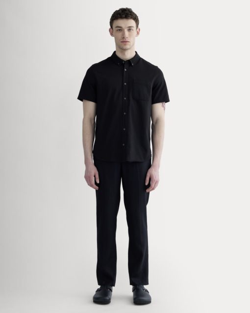 The Linen Trouser | Black