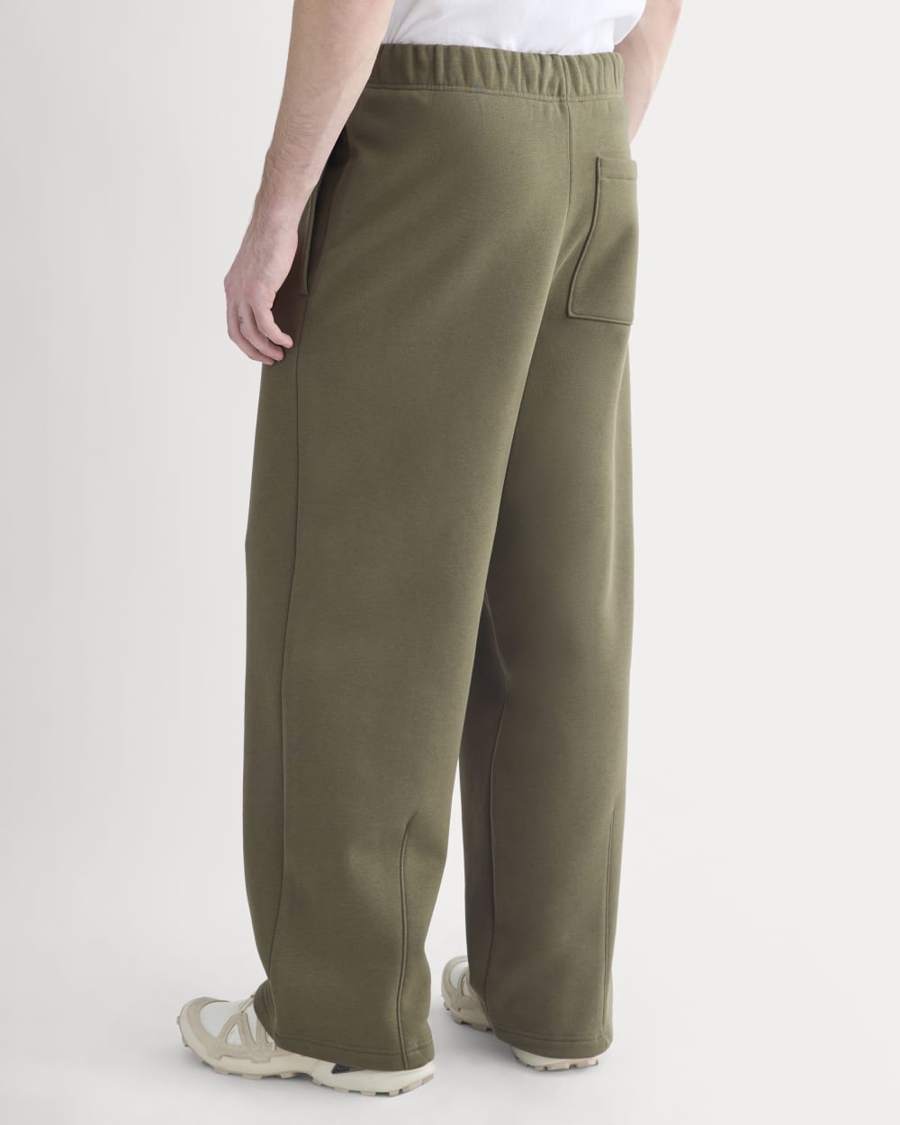 Luxe Fleece Pleated Sweatpant | Olive Night - Image 5