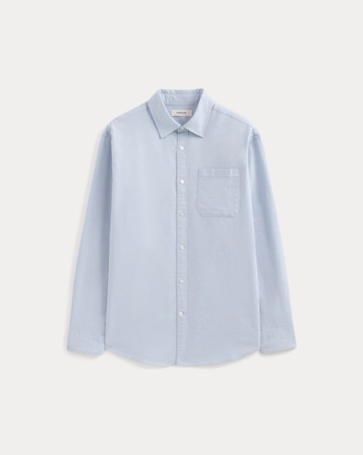 Alternative view of Lightweight Oversized Oxford | Light Blue