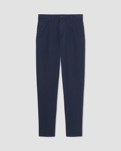 Alternative view of The Pleated Air Chino | Deep Navy