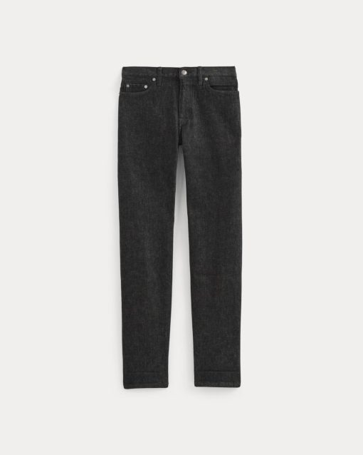 Alternative view of The Selvedge Straight Fit Jean | Black Rinse