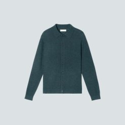 Alternative view of The Merino-Blend Sweater Polo | Deep Teal