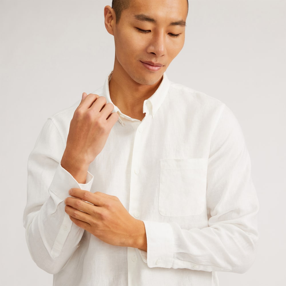 The Classic Shirt in Linen | White - Image 4