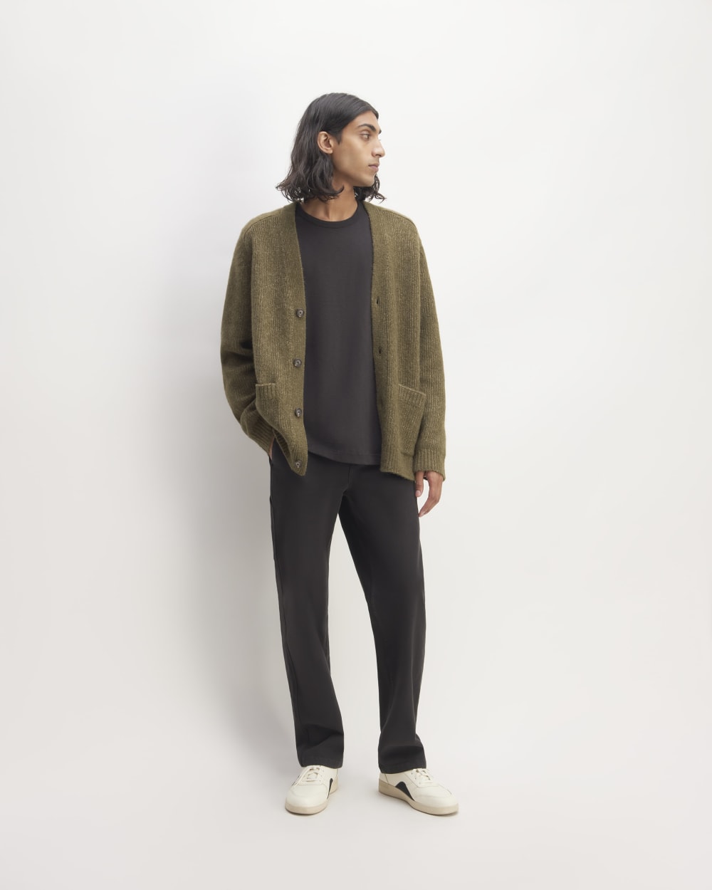 The Cloud Relaxed Cardigan | Beech - Image 3
