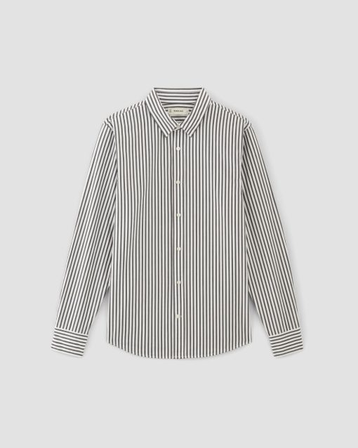 Alternative view of The Supima® Poplin Shirt | Optic White / Black