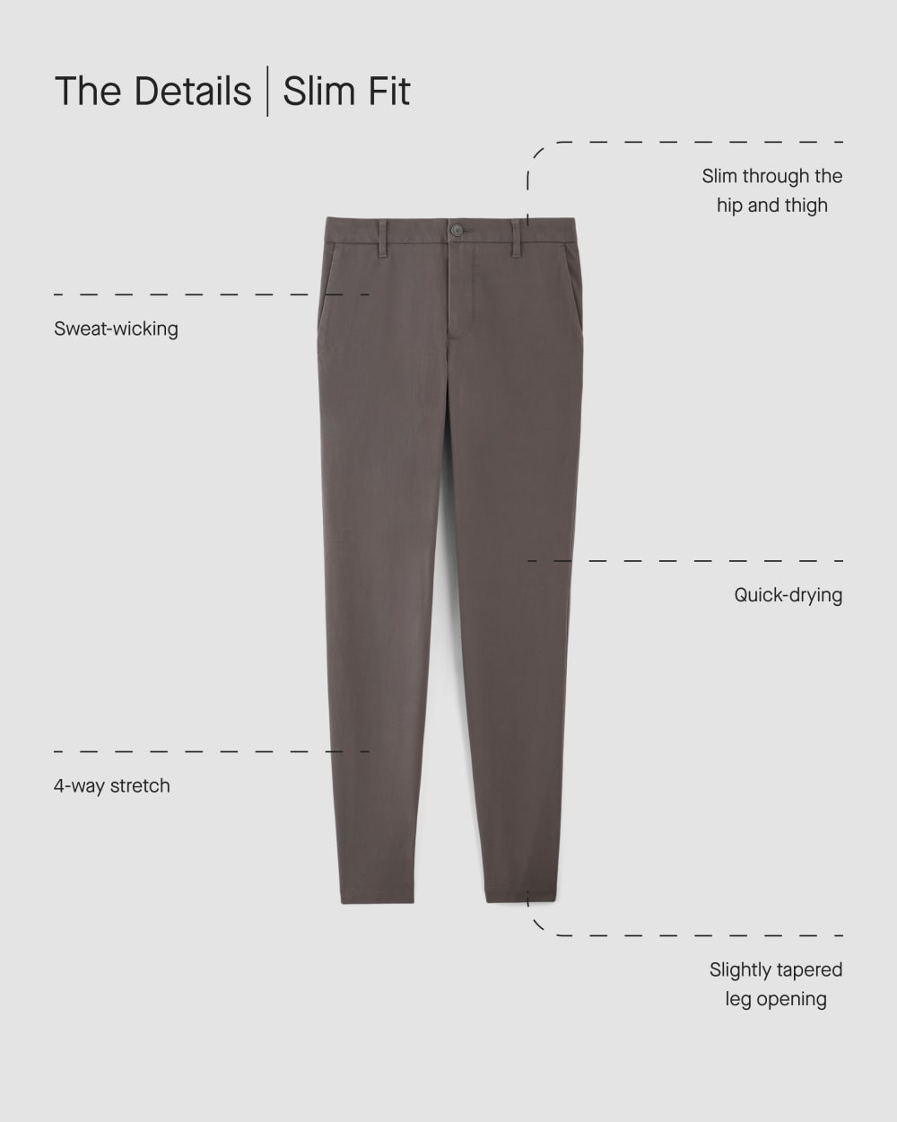 The Performance Chino | Uniform | Deep Navy | Slim - Image 4