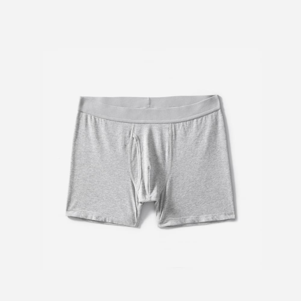 The Supima® Boxer Brief | Uniform | Heathered Grey - Image 2