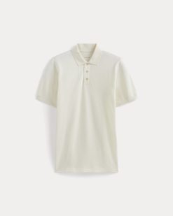 Alternative view of The Pique Polo | Bone