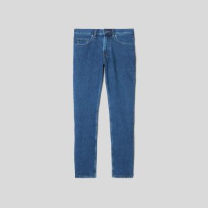 Alternative view of The Slim 4-Way Stretch Organic Jean | Uniform  | Marine