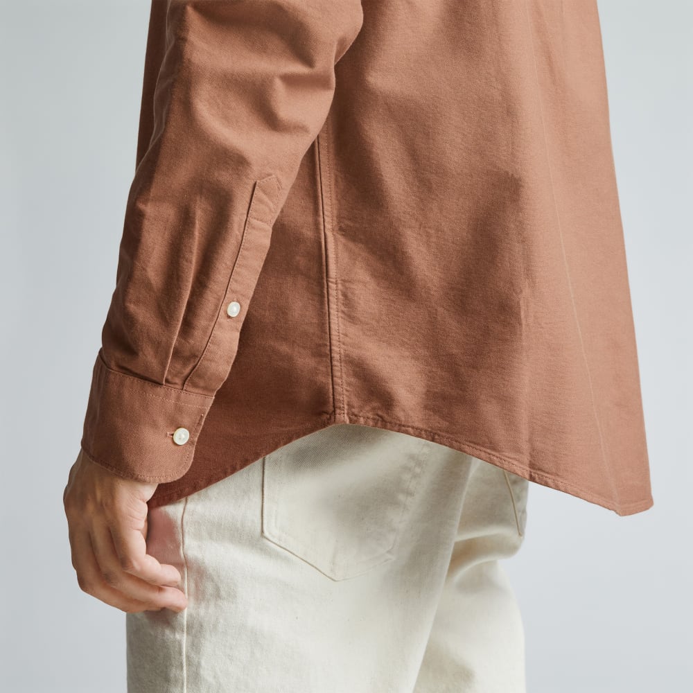 The Classic Oxford Shirt | Carob Brown | Tall - Image 5