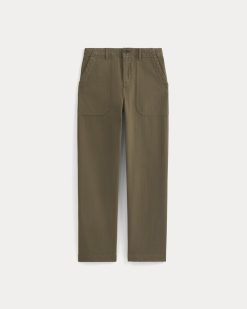 Alternative view of Relaxed Herringbone Fatigue Pants | Beech