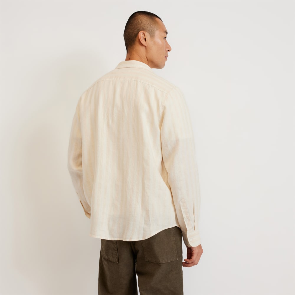 The Classic Shirt in Linen | Brazilian Sand / Canvas Tan - Image 3