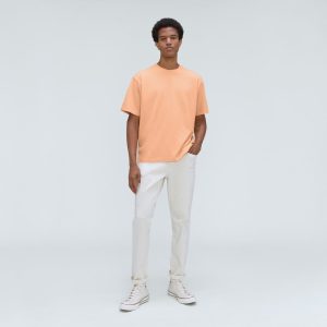Alternative view of The Premium-Weight Relaxed Crew | Uniform | Apricot