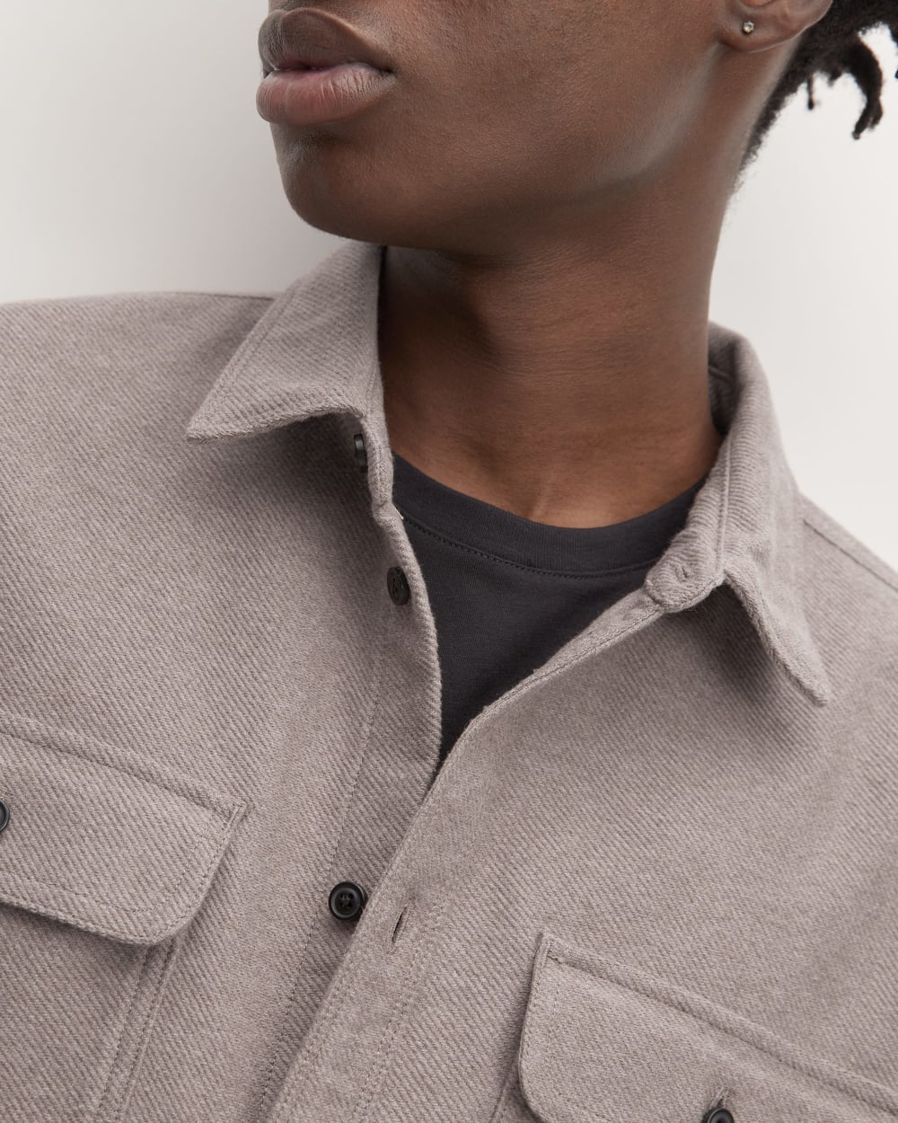 The Heavyweight Overshirt | Uniform | Heathered Brown - Image 4