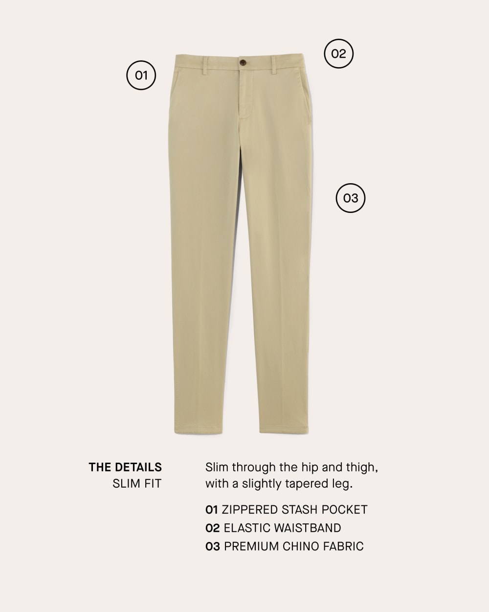 The Transit Chino | Black | Slim - Image 4