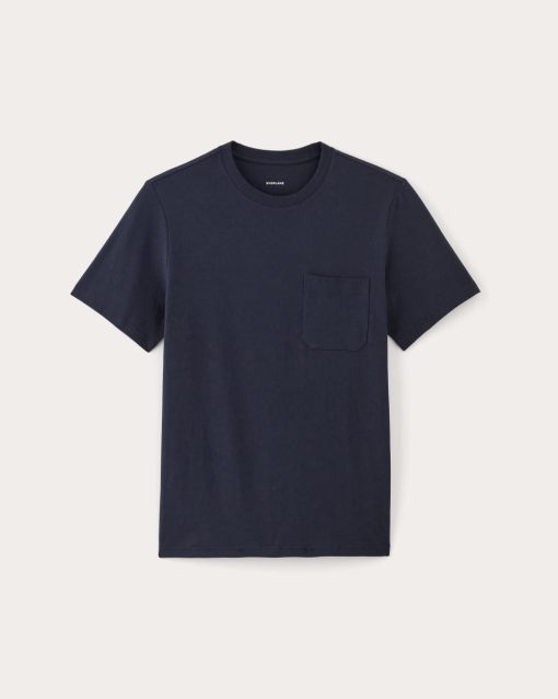 Alternative view of The Premium-Weight Pocket Tee | Uniform | Navy