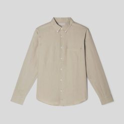 Alternative view of The Classic Shirt in Linen | Seagrass