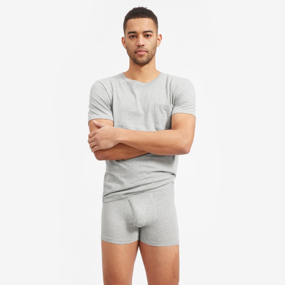 The Supima® Boxer Brief | Uniform | Heathered Grey - Image 3