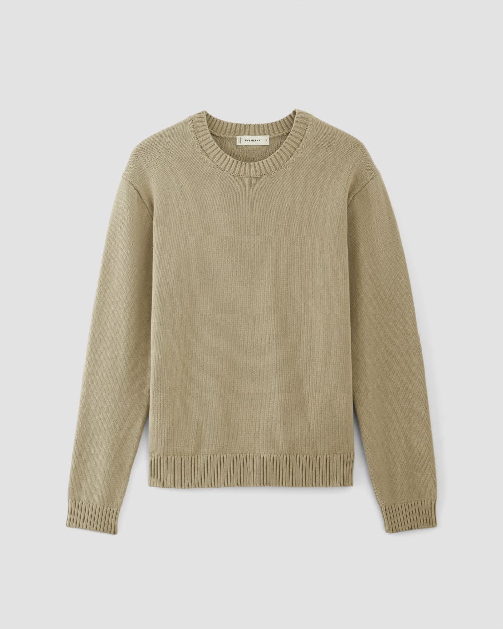 The Classic Sweater in Everyday Cotton | Trench Coat Khaki - Image 2