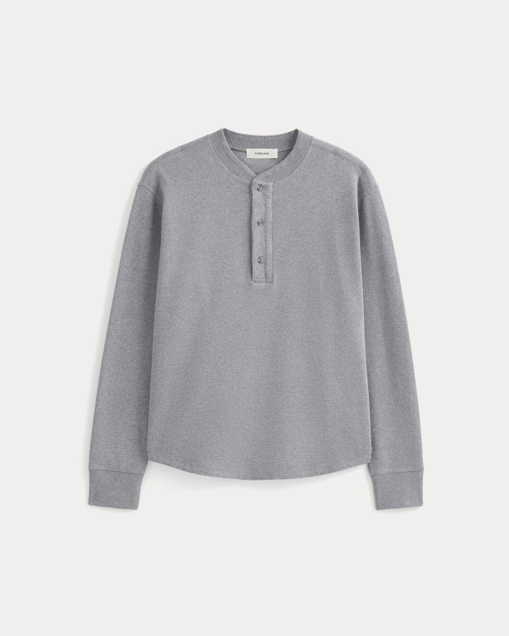 Vintage Rib Henley | Vintage Heather Grey - Image 2