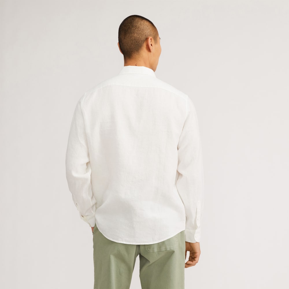 The Classic Shirt in Linen | White - Image 3