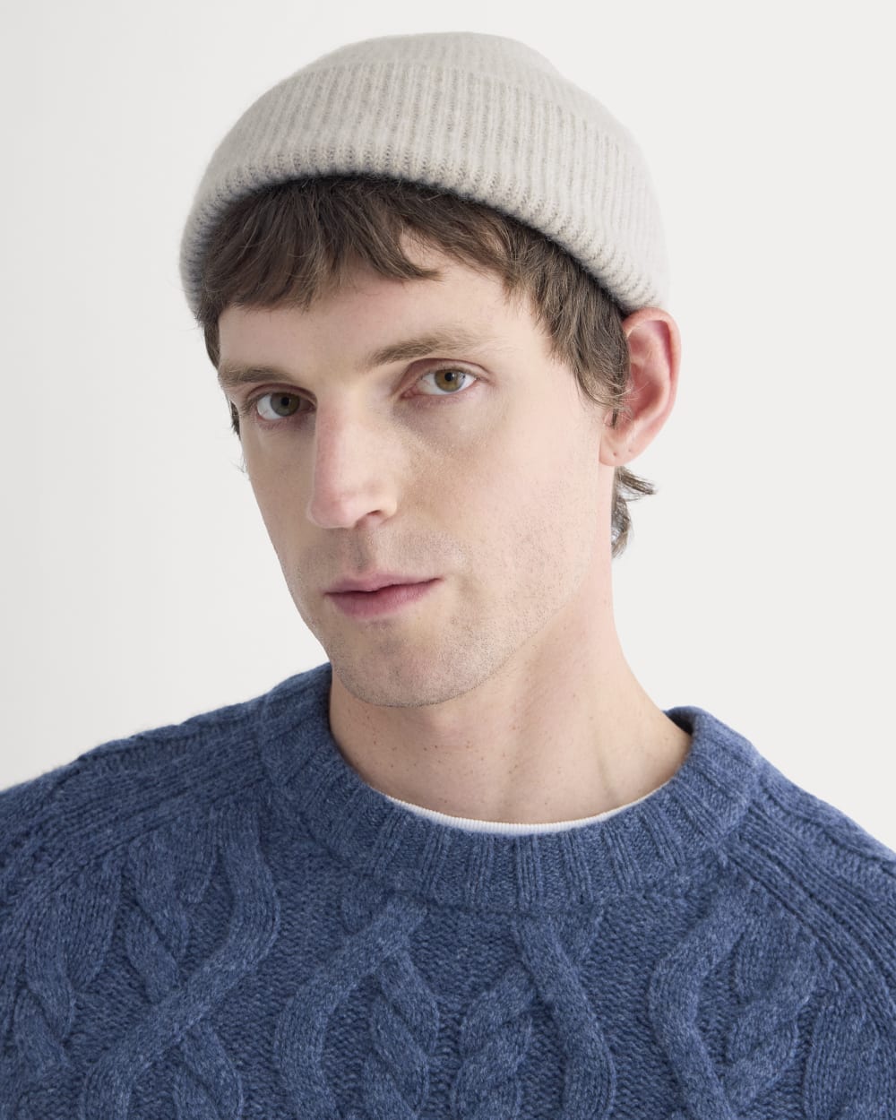 Cashmere Docker Beanie | Gravel - Image 3