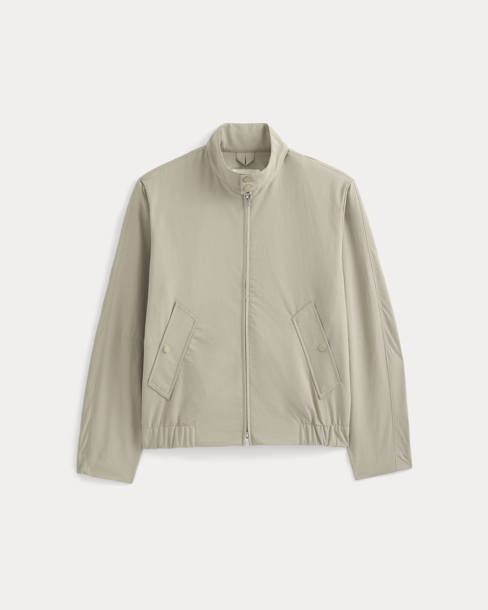 Re:Cycled Nylon Harrington Jacket | Trench Coat Khaki - Image 2