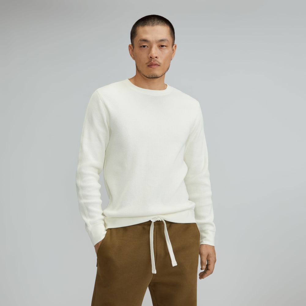 The Waffle Long-Sleeve Crew Tee | Off-White