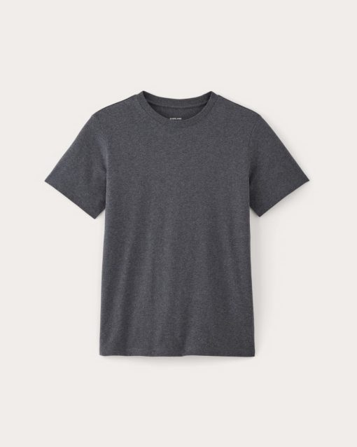 Alternative view of The Premium-Weight Crew | Uniform | Heather Deep Navy