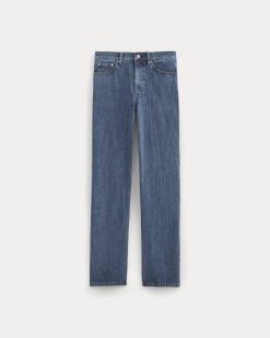 Alternative view of The '90s Loose Straight Jean | Medium Blue