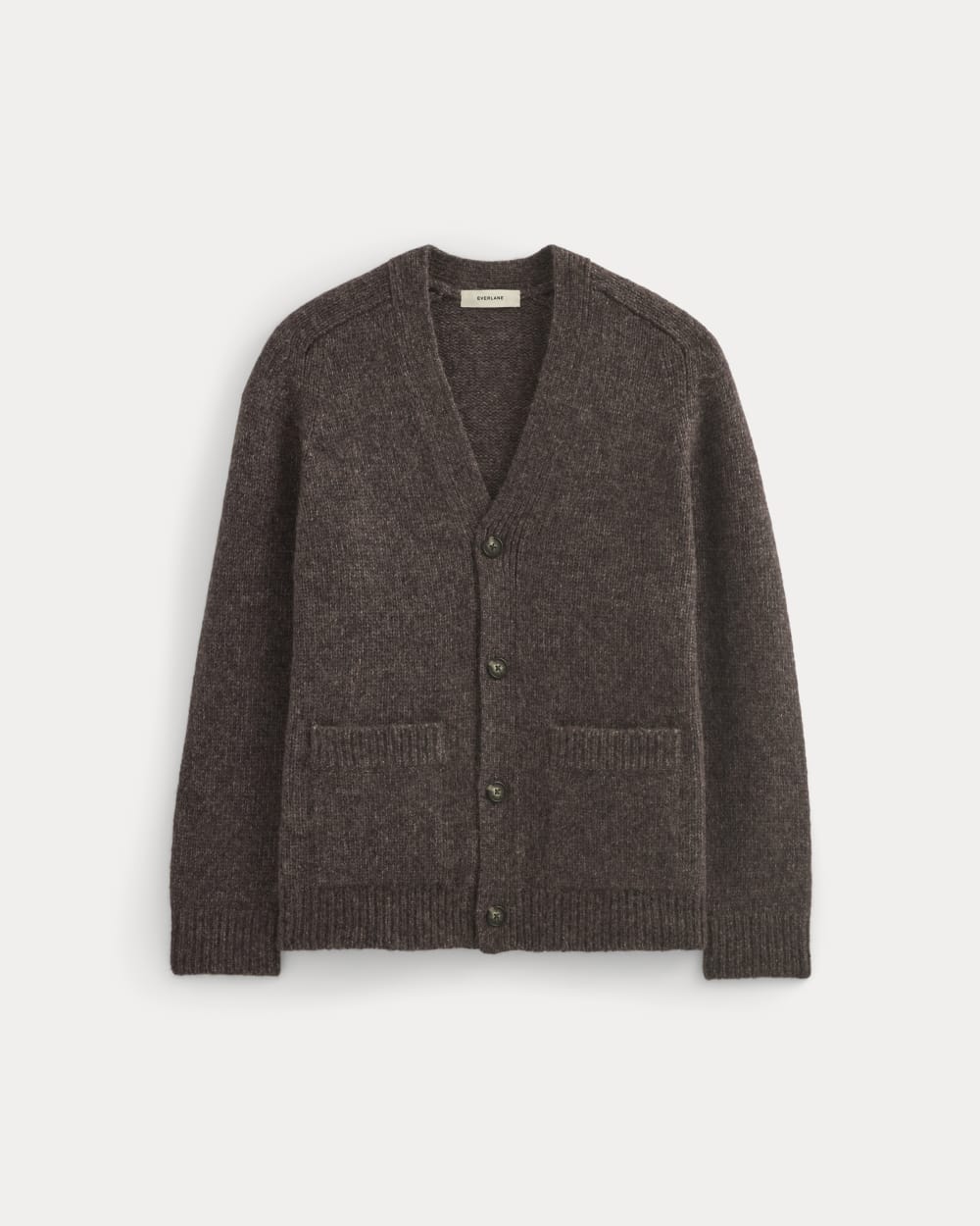 The Cloud Relaxed Cardigan | Heathered Burgundy - Image 2