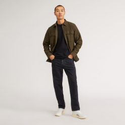 The Authentic Straight Jean | Washed Black