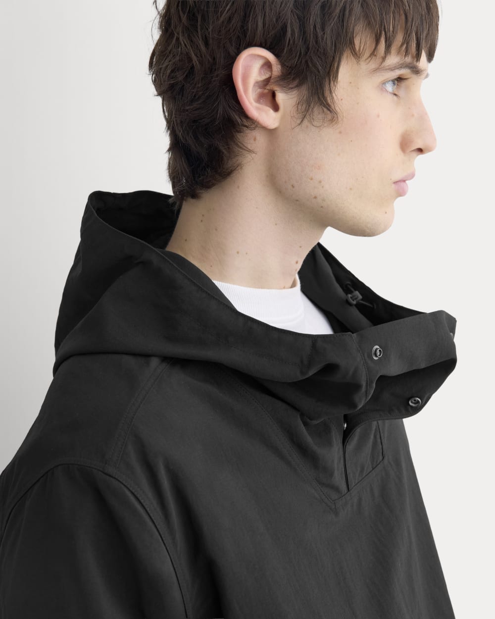 Re:Cycled Nylon Windbreaker | Black - Image 3