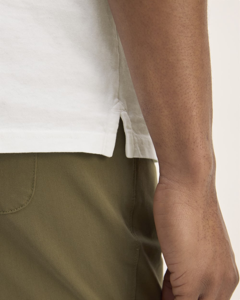 The Premium Weight Short-Sleeve Polo | White - Image 5