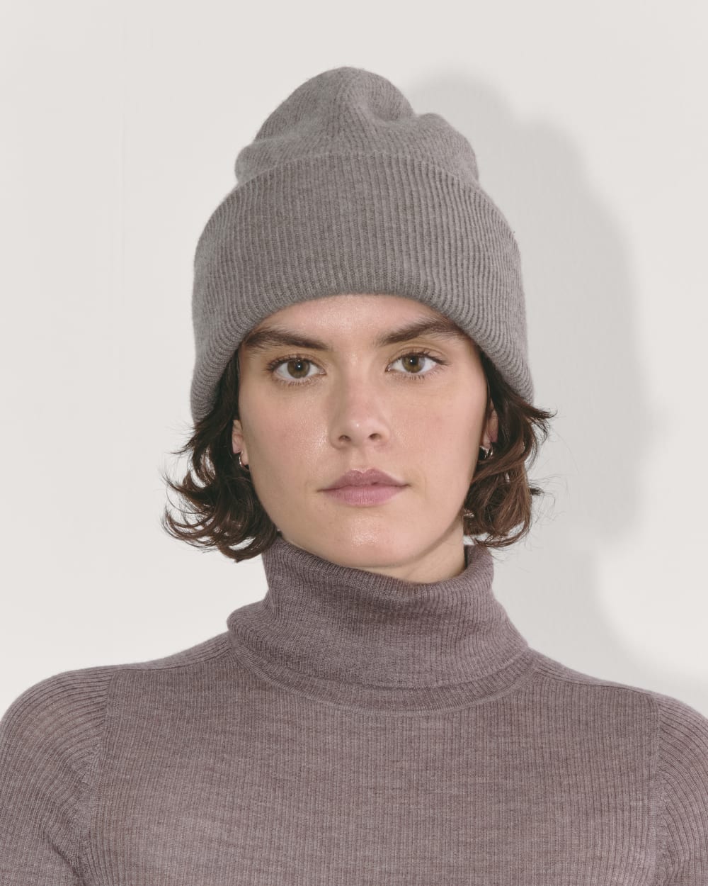 The Cabin Beanie | Taupe Melange - Image 2