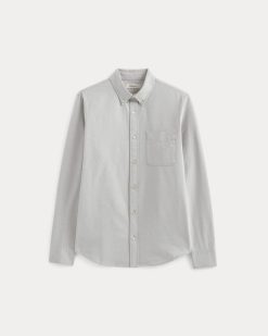 Alternative view of The Slim Oxford Shirt | Grey | Standard