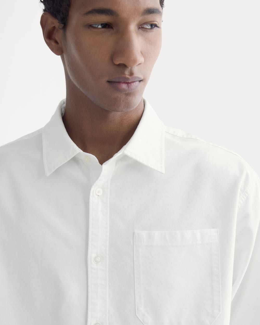Oversized Oxford Shirt | White - Image 4