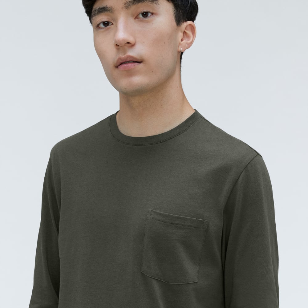 The Organic Cotton Long-Sleeve Pocket Tee | Kambaba - Image 4