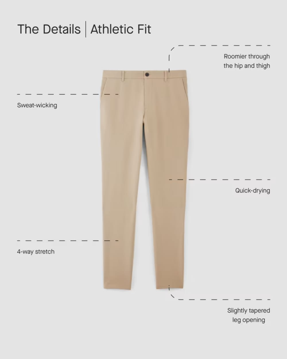 The Performance Chino | Uniform | Pale Green | Athletic - Image 4