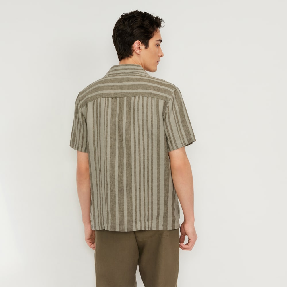 The Resort Shirt in Linen | Seagrass / Kalamata - Image 3