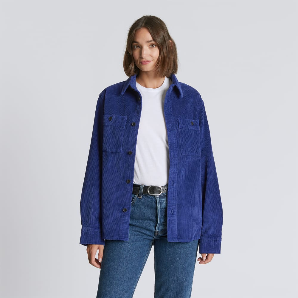 The Corduroy Everyone Overshirt | Cobalt - Image 2