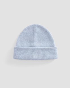 Alternative view of The Good Merino Wool Beanie  | Chambray Blue