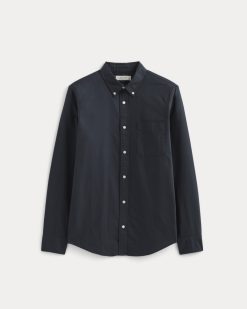 Alternative view of The Slim Oxford Shirt | Navy | Standard