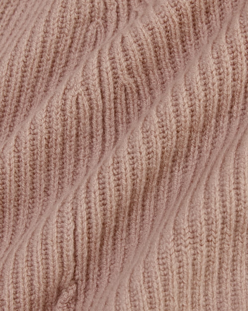The Cashmere Ribbed Beanie | Dusty Rose - Image 3