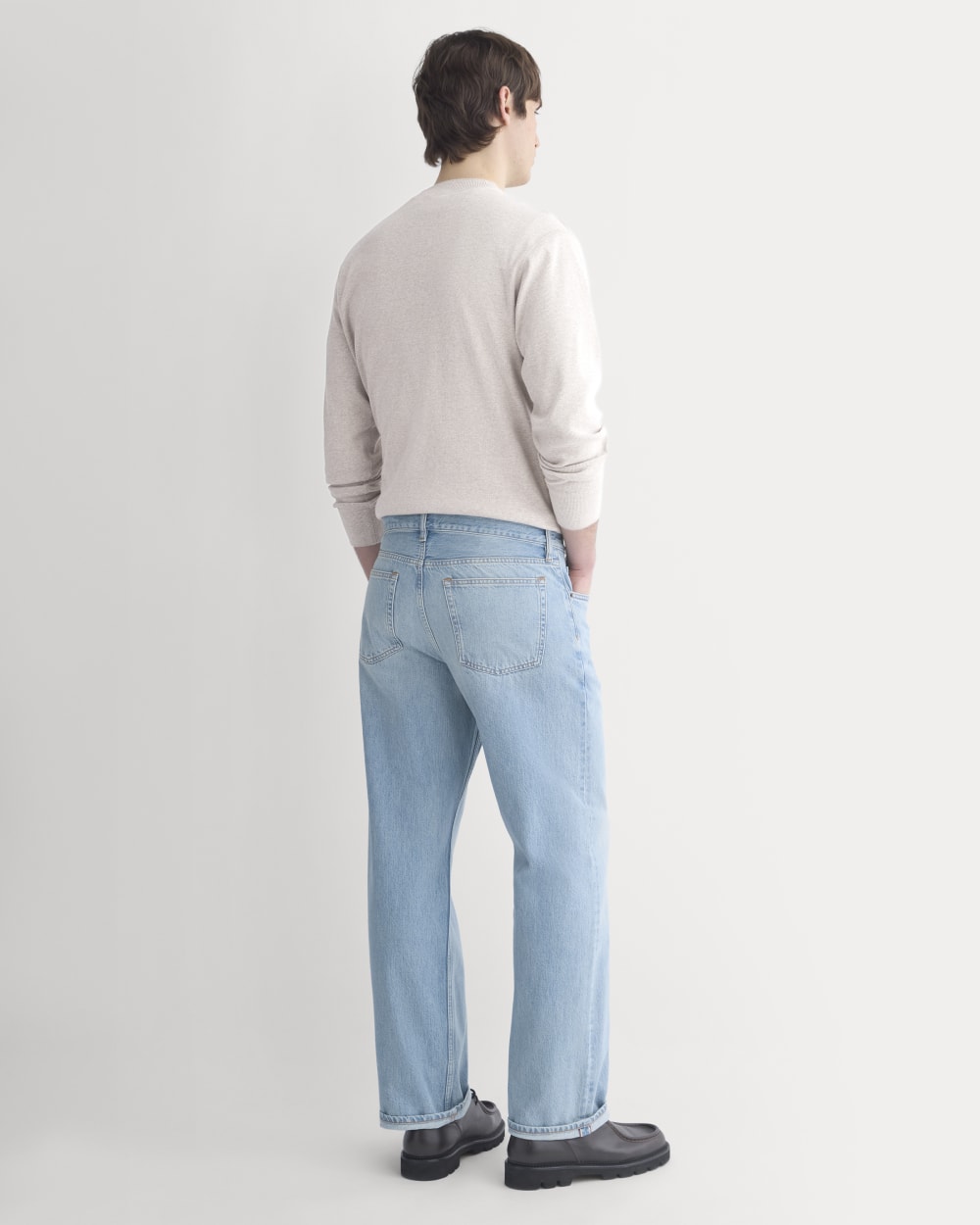 Relaxed Italian Selvedge Jean | Light Indigo - Image 5